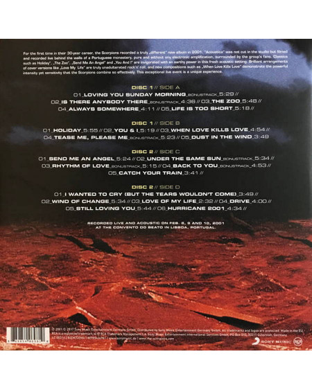Scorpions – Acoustica (2LP)