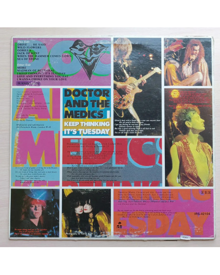 Doctor And The Medics: "I Keep Thinking It's Tuesday". (LP)